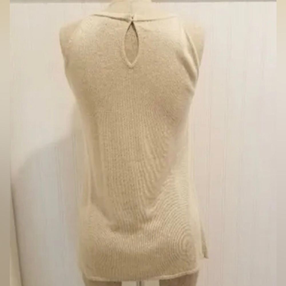 WHBM size M Sheer Yoke Shimmer Tank Top - Picture 12 of 16